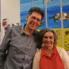 Joyce Dukes (nee Herbert) with Peter Read at Mingaletta, Umina 2013